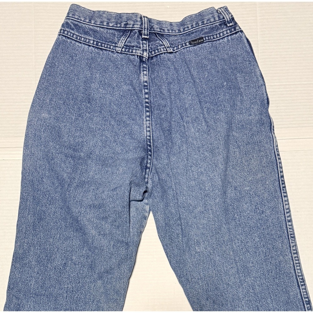 WRANGLER Silverlake - Women's VTG 90s High Rise Bareback MADE USA Jeans 11/12x34